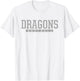 West Davidson Dragons Softball HS T-Shirt - T-Shirt | White