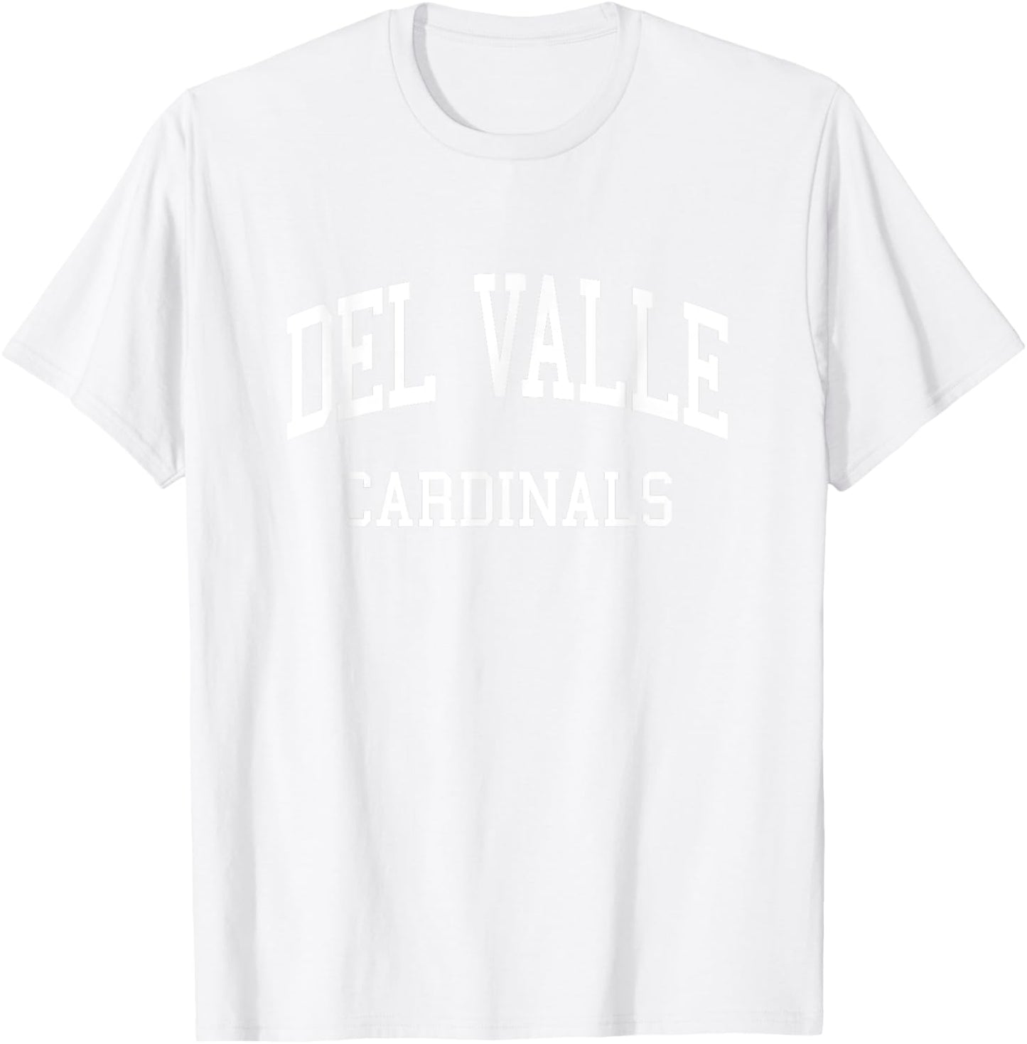Del Valle High School HS Del Valle TX Retro Sports T-Shirt - T-Shirt | White