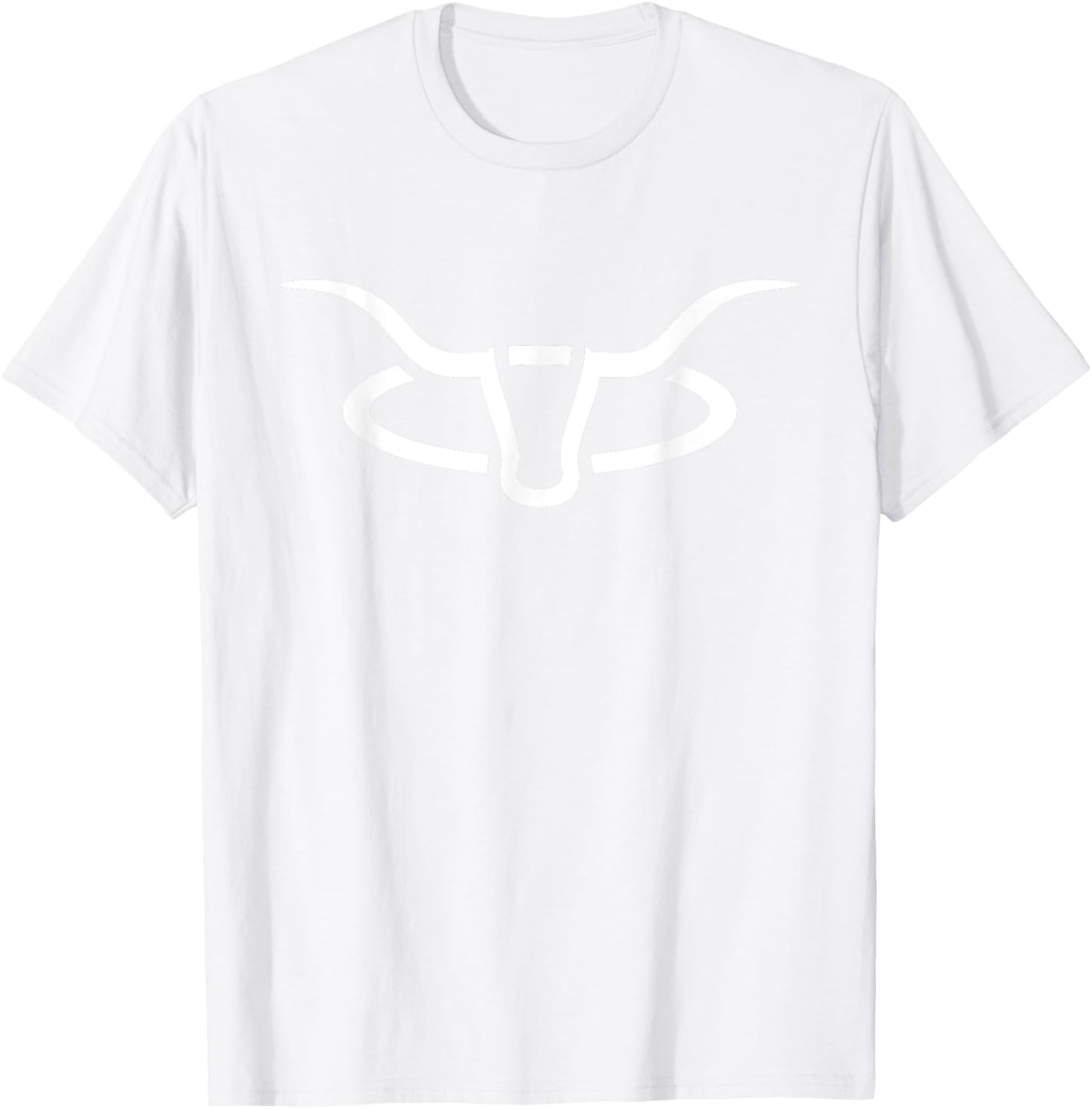 CCR Original Fort Worth Longhorn Rodeo Orange White Logo T-Shirt - T-Shirt | White