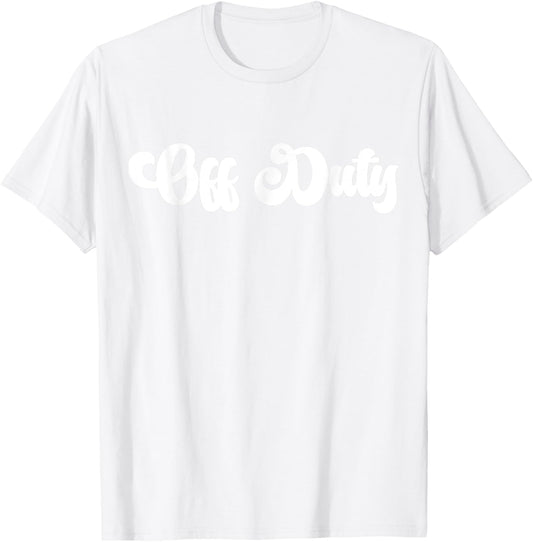 Off Duty T-Shirt - T-Shirt | White
