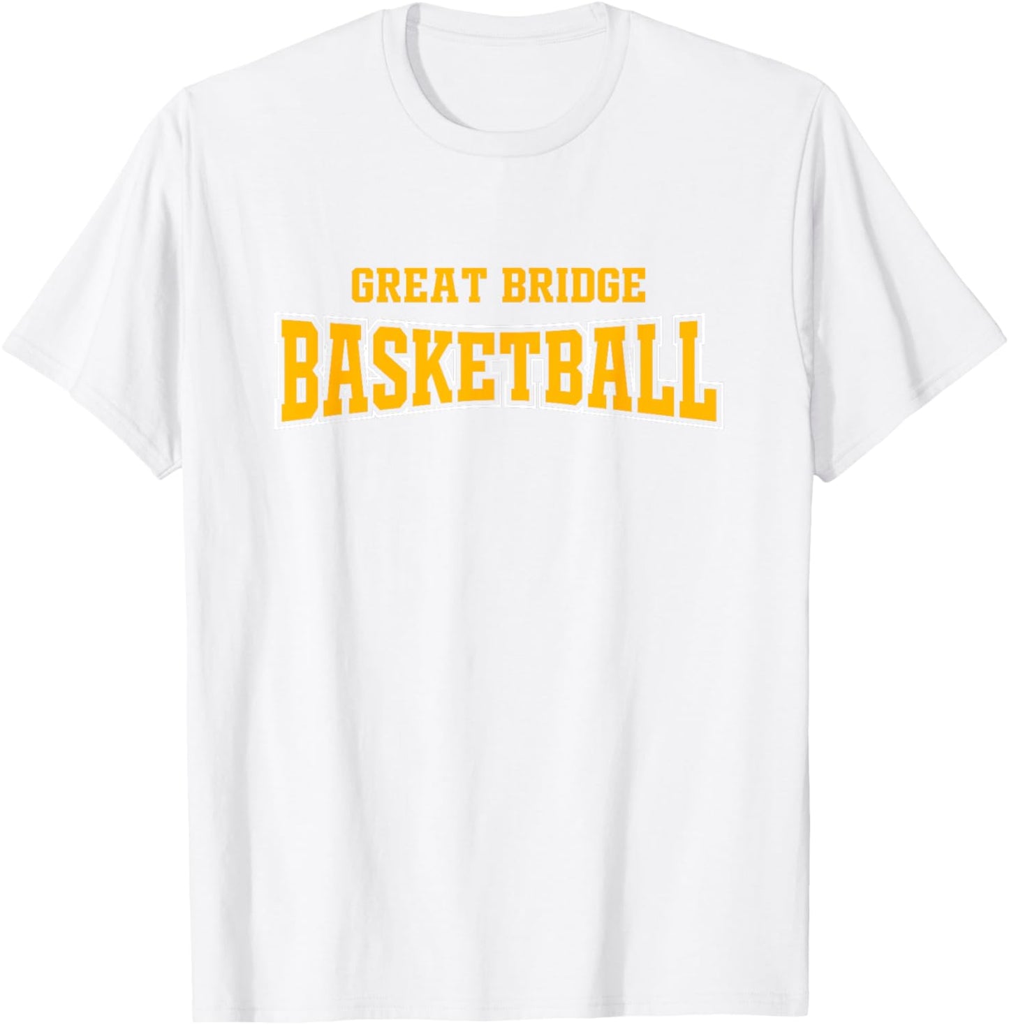 Great Bridge High School Basketball Warp HS T-Shirt - T-Shirt | White