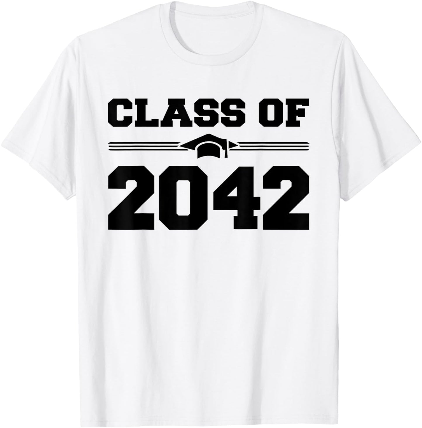 Class Of 2042 Grow With Me First Day Of School Graduate 2042 T-Shirt - T-Shirt | White