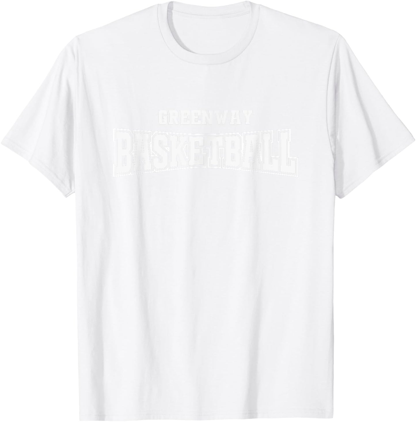 Greenway High School Basketball Warp HS T-Shirt - T-Shirt | White