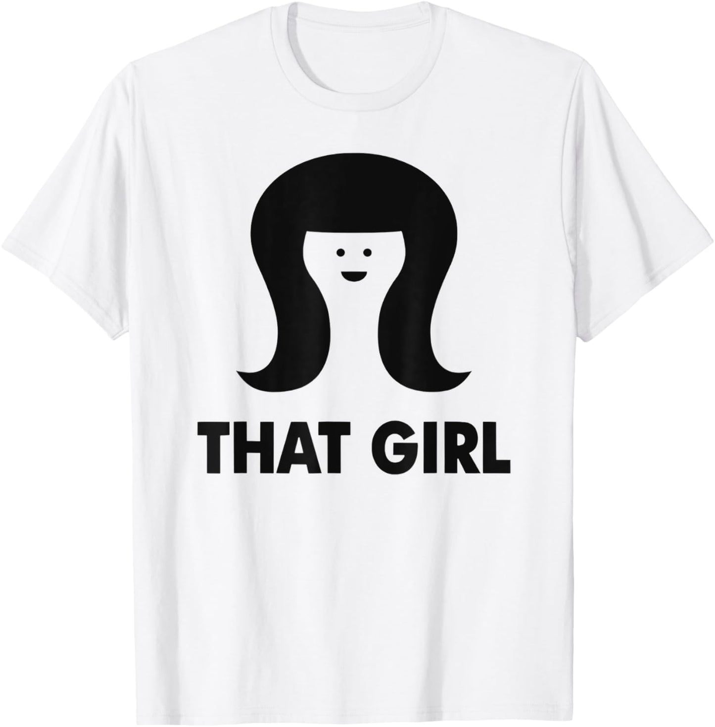 That girl meme funny retro T-Shirt - T-Shirt | White