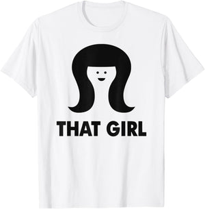 That girl meme funny retro T-Shirt - T-Shirt | White