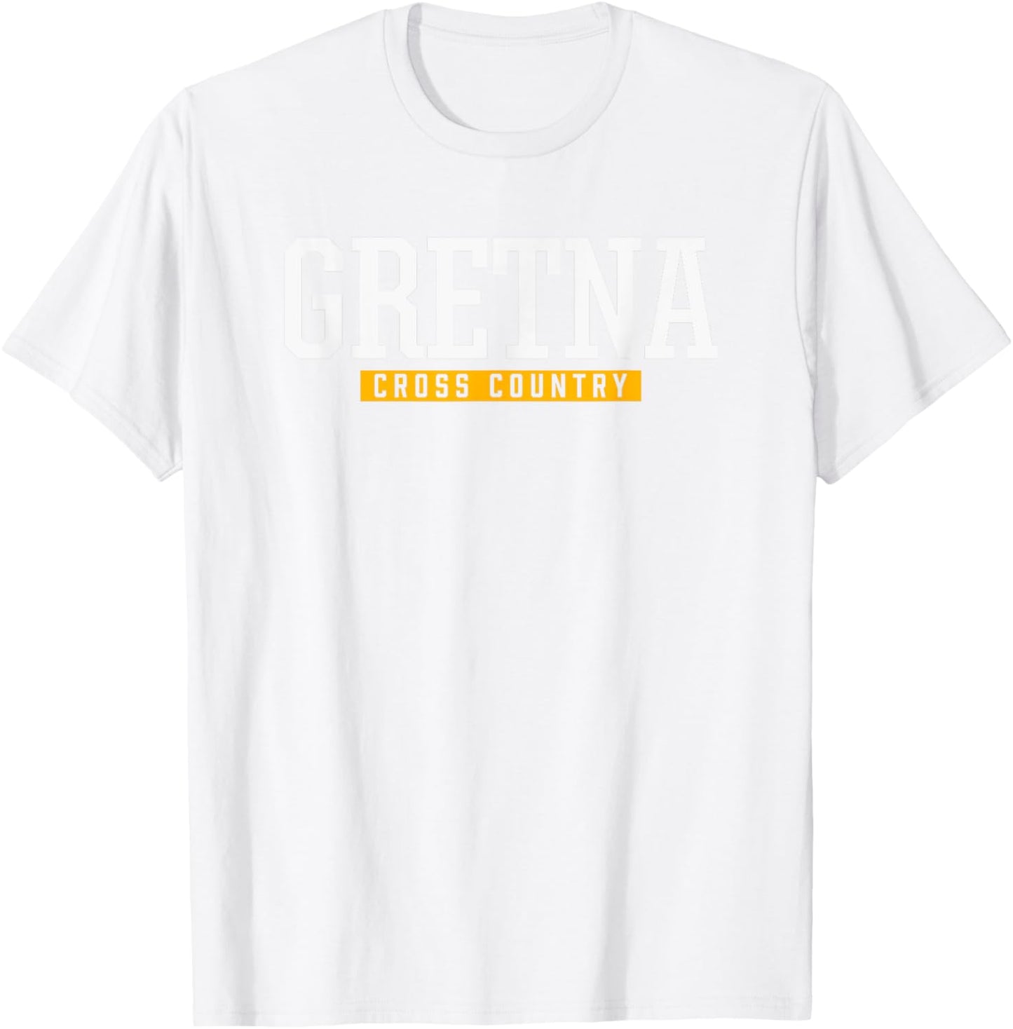 Gretna High School Cross Country T-Shirt - T-Shirt | White