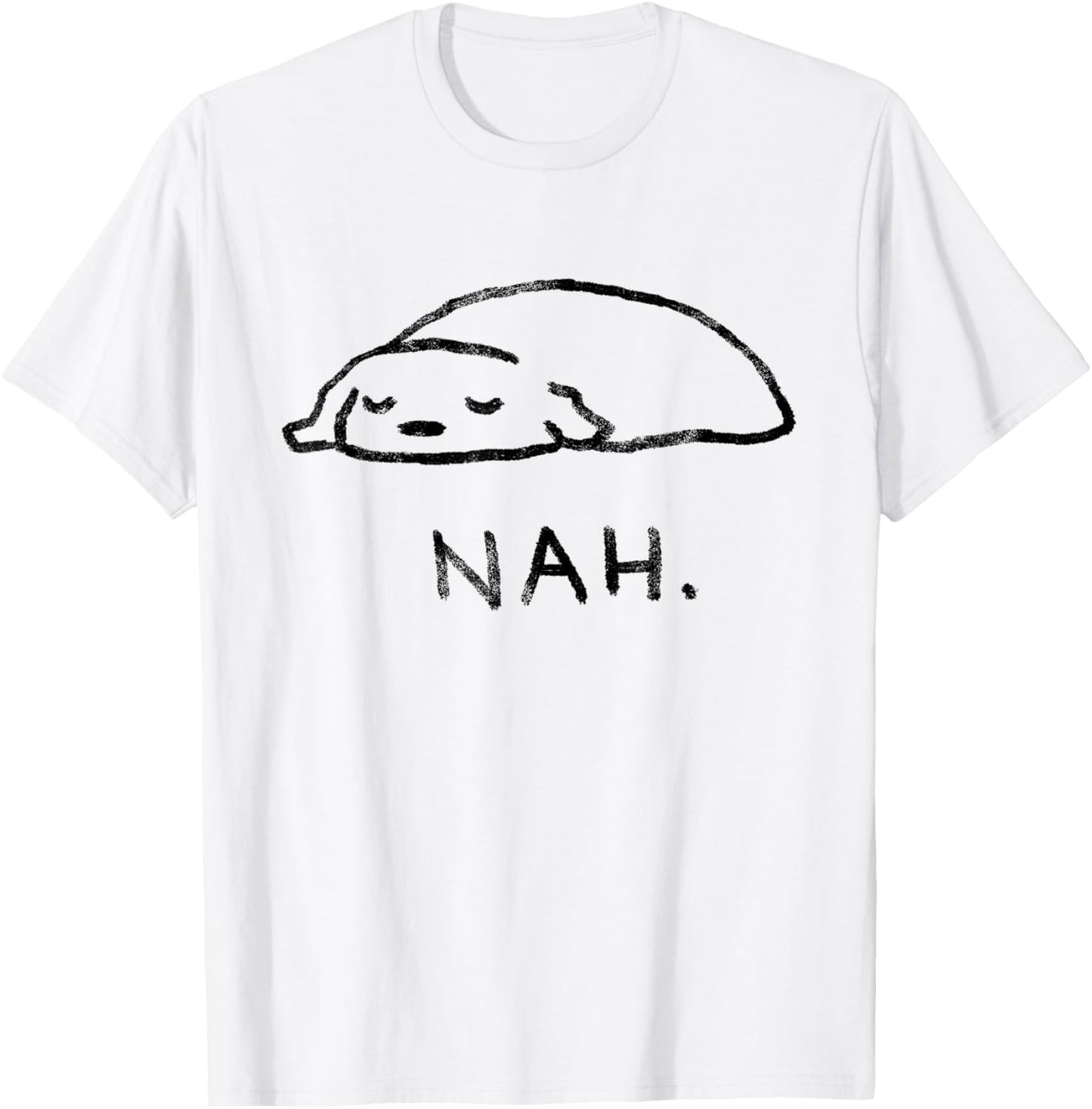Threadless Fox Shiver Nah. Graphic T-Shirt - T-Shirt | White