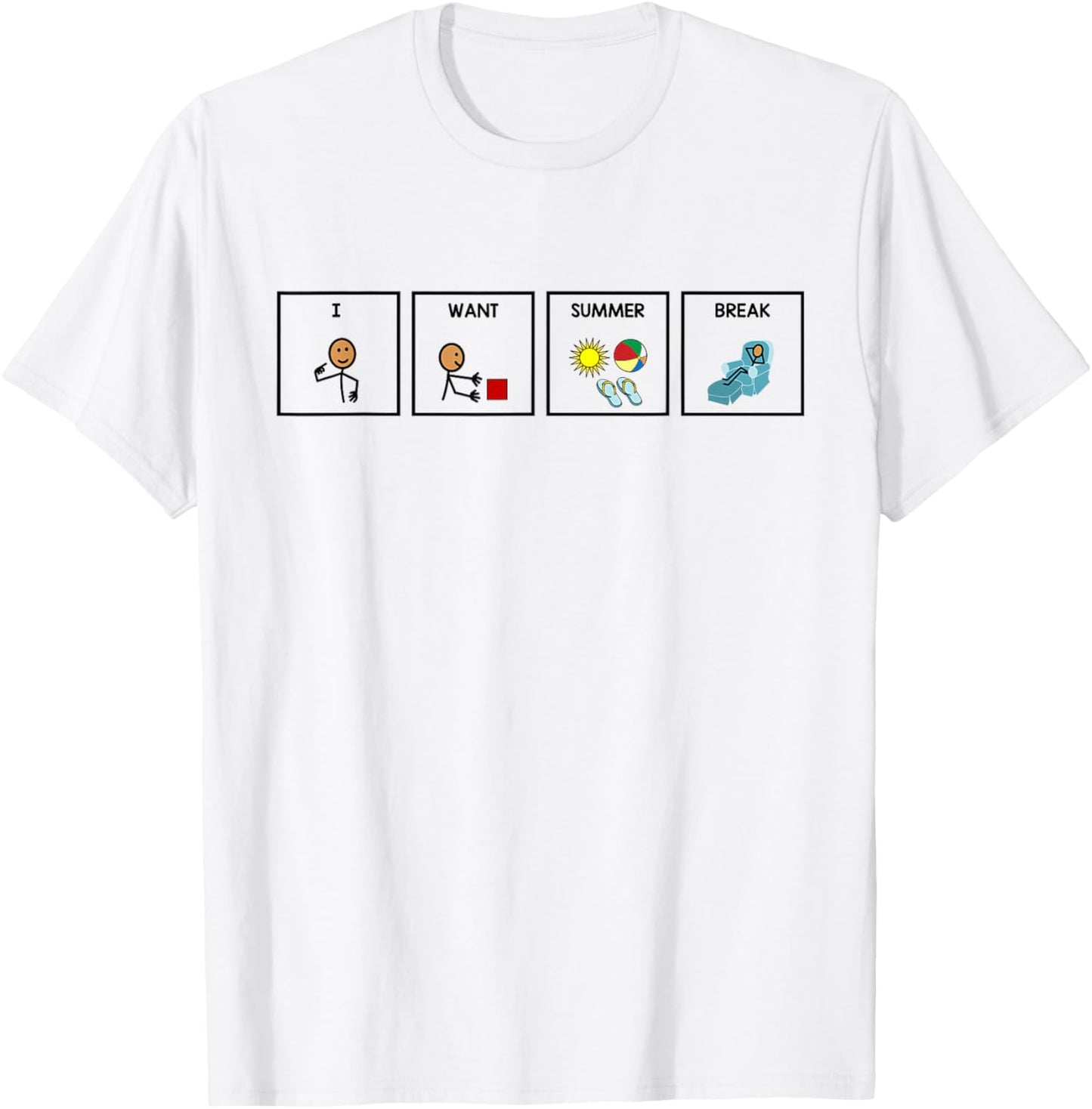 Retro I Want Summer Break Last Day Of School Vacation Women T-Shirt - T-Shirt | White