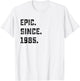 Epic Since 1985 40th Birthday For 40 Years Old T-Shirt - T-Shirt | White