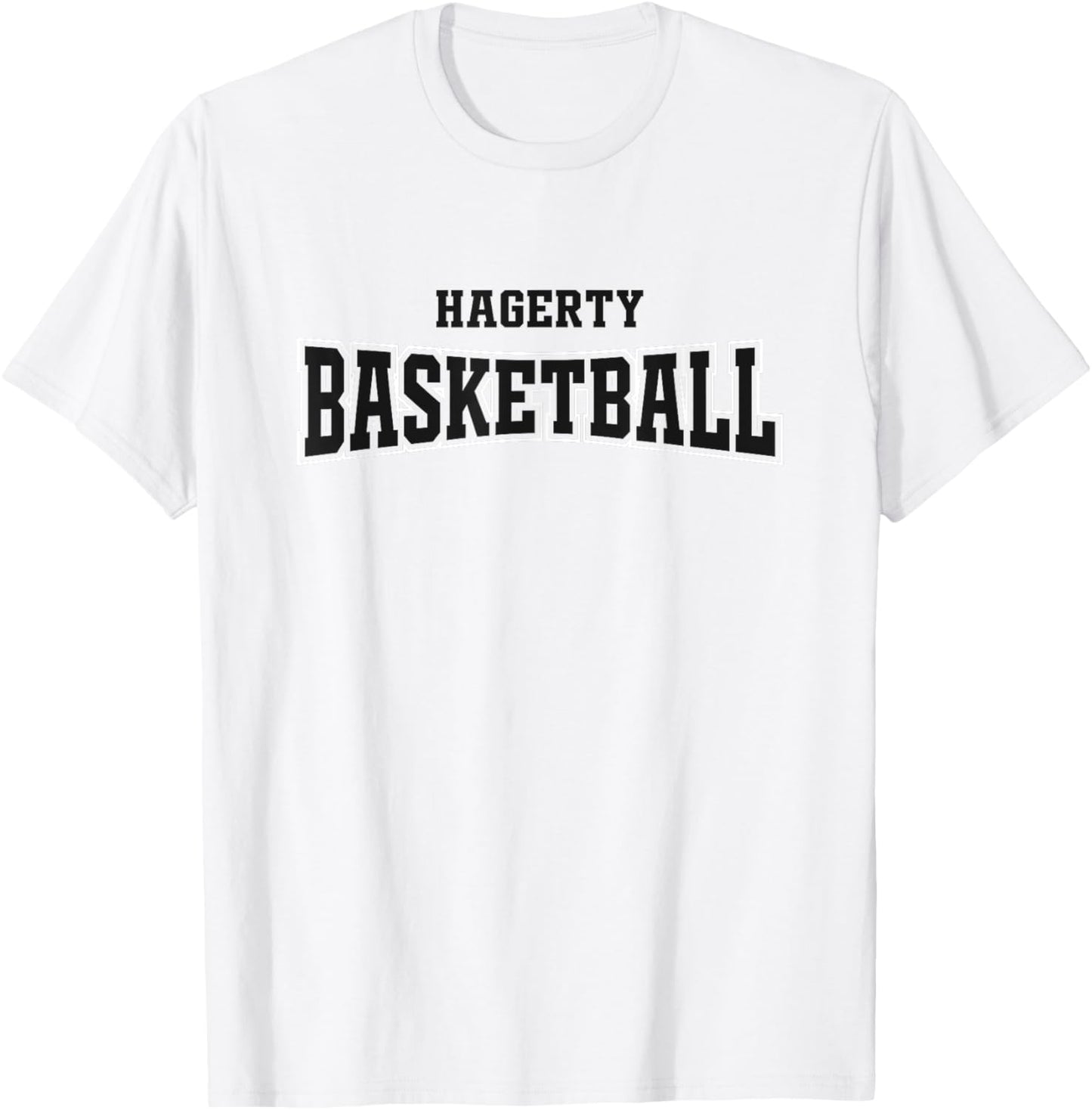 Hagerty High School Basketball Warp HS T-Shirt - T-Shirt | White