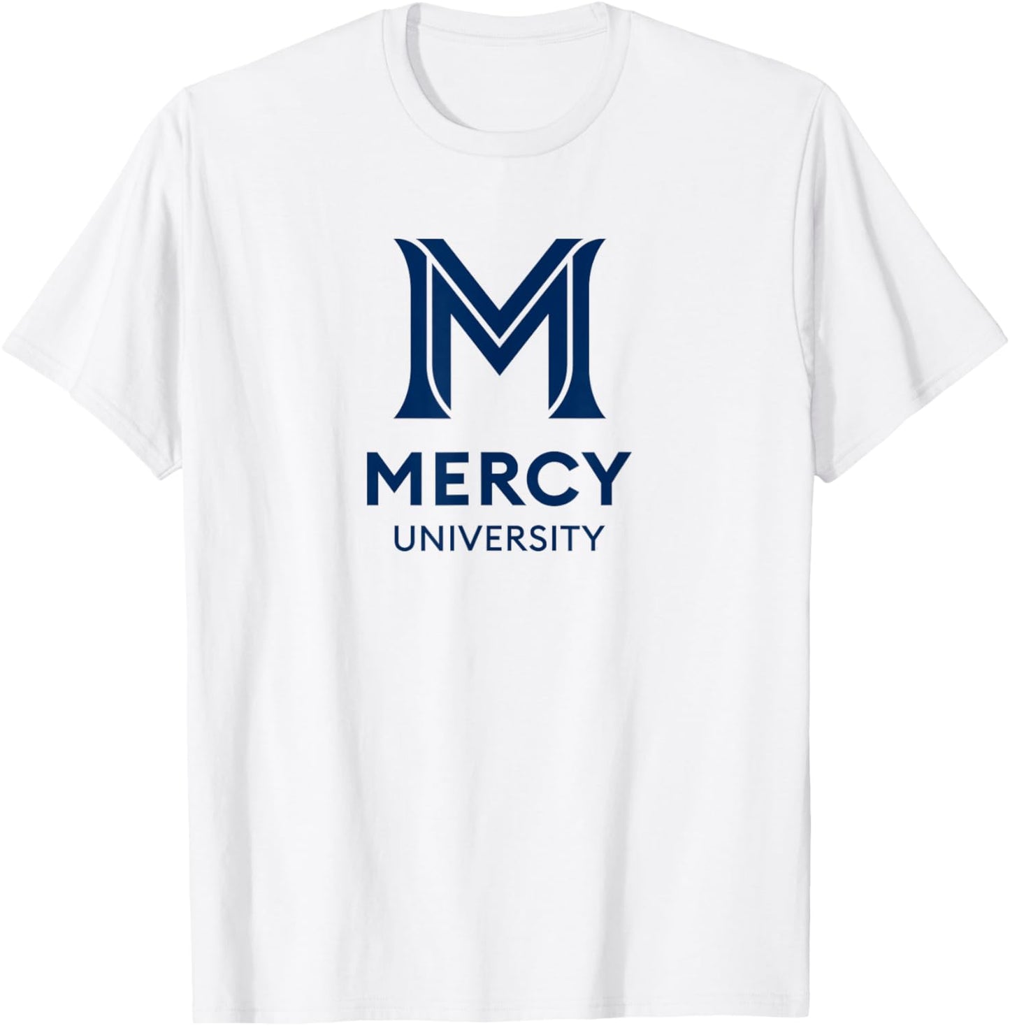 Mercy University Mavericks M Logo T-Shirt - T-Shirt | White