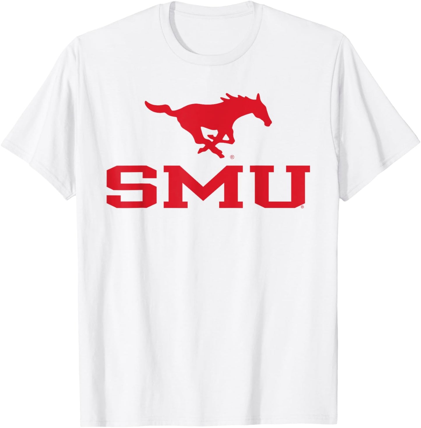 SMU Mustangs Sportsmanship White Officially Licensed T-Shirt - T-Shirt | White