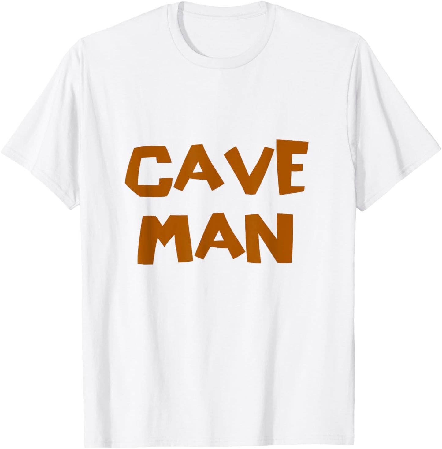 Caveman Halloween Party Costume Cave Rescue Caving Hiking T-Shirt - T-Shirt | White