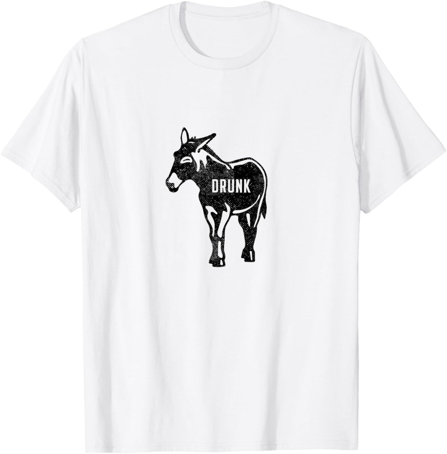 Drunk Ass - Funny T-Shirt - T-Shirt | White