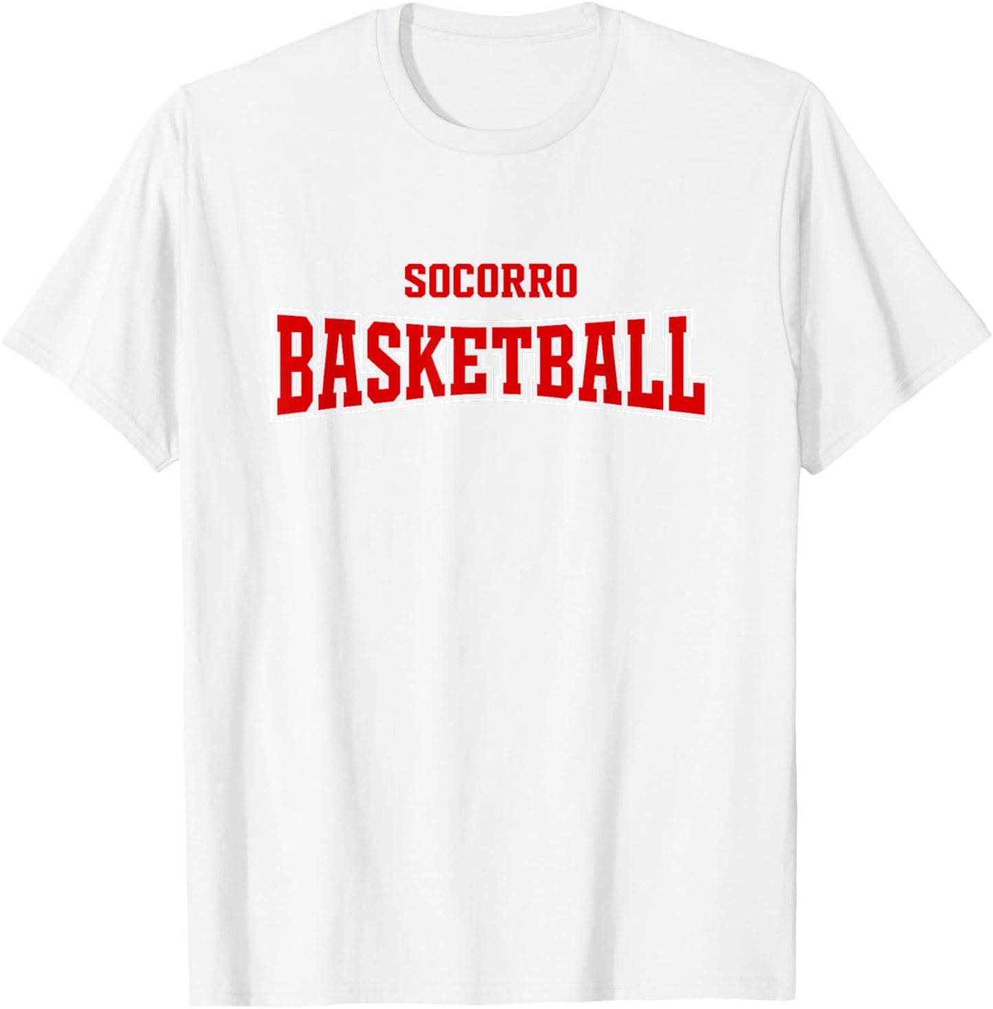 Socorro High School Basketball Warp HS T-Shirt - T-Shirt | White