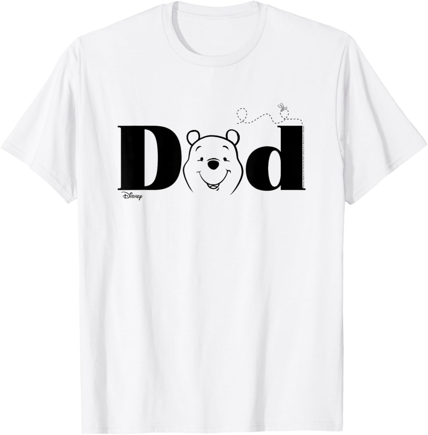 Disney Winnie The Pooh Dad Father's Day T-Shirt - T-Shirt | White