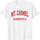 Mt. Carmel High School HS San Diego CA Retro T-Shirt - T-Shirt | White