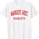 Mankato West High School HS Mankato MN Retro T-Shirt - T-Shirt | White