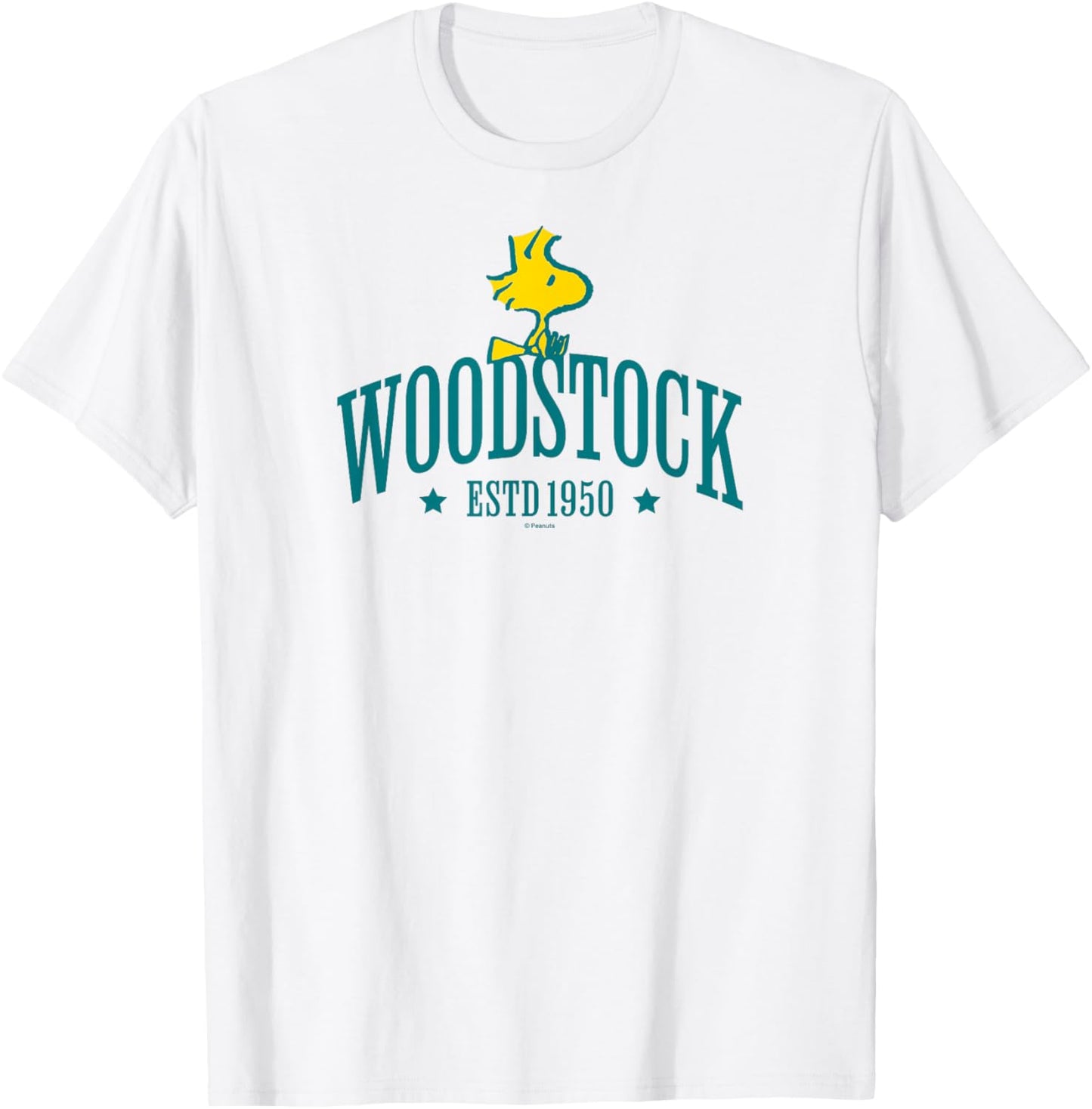 Peanuts - Woodstock Collegiate T-Shirt - T-Shirt | White