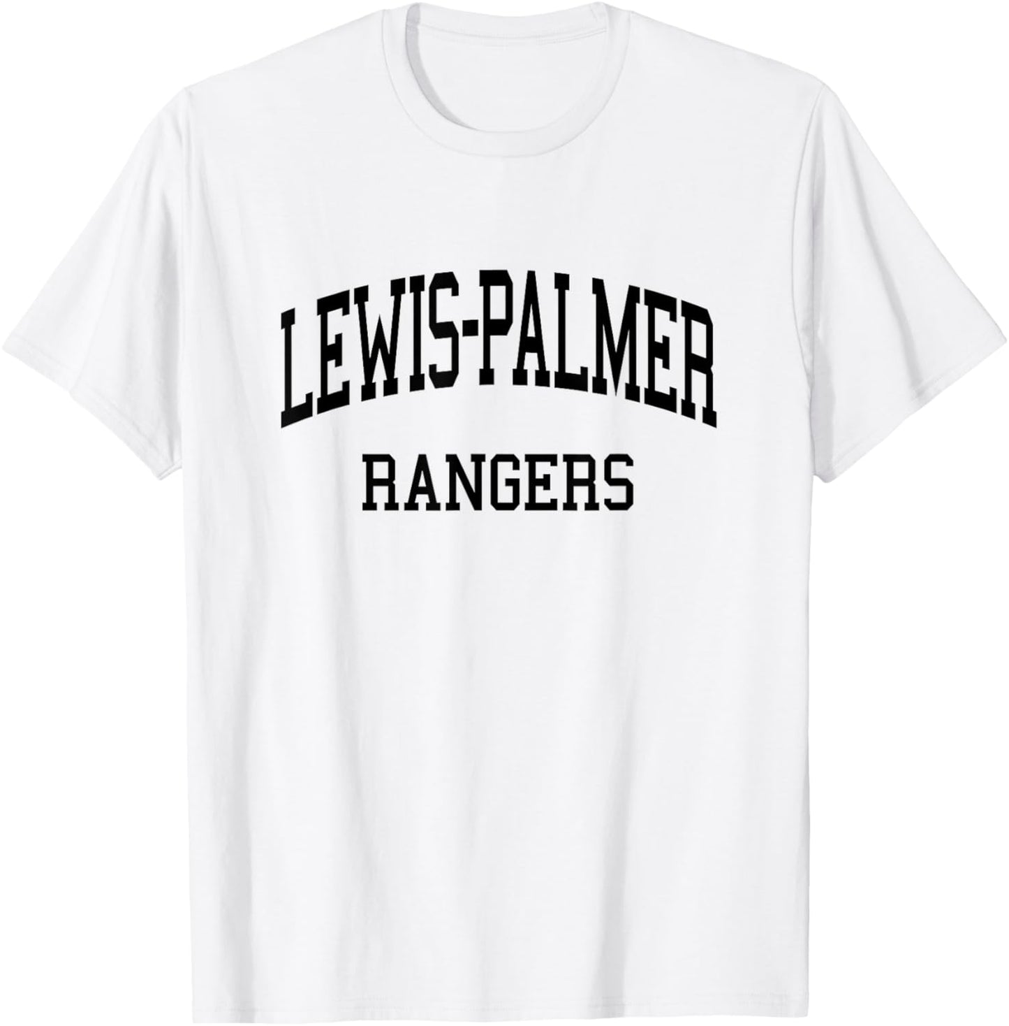 Lewis-Palmer High School HS Monument CO Retro T-Shirt - T-Shirt | White