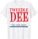 Tweedle Dee I'm With Dum - Lazy couple halloween costumes T-Shirt - T-Shirt | White
