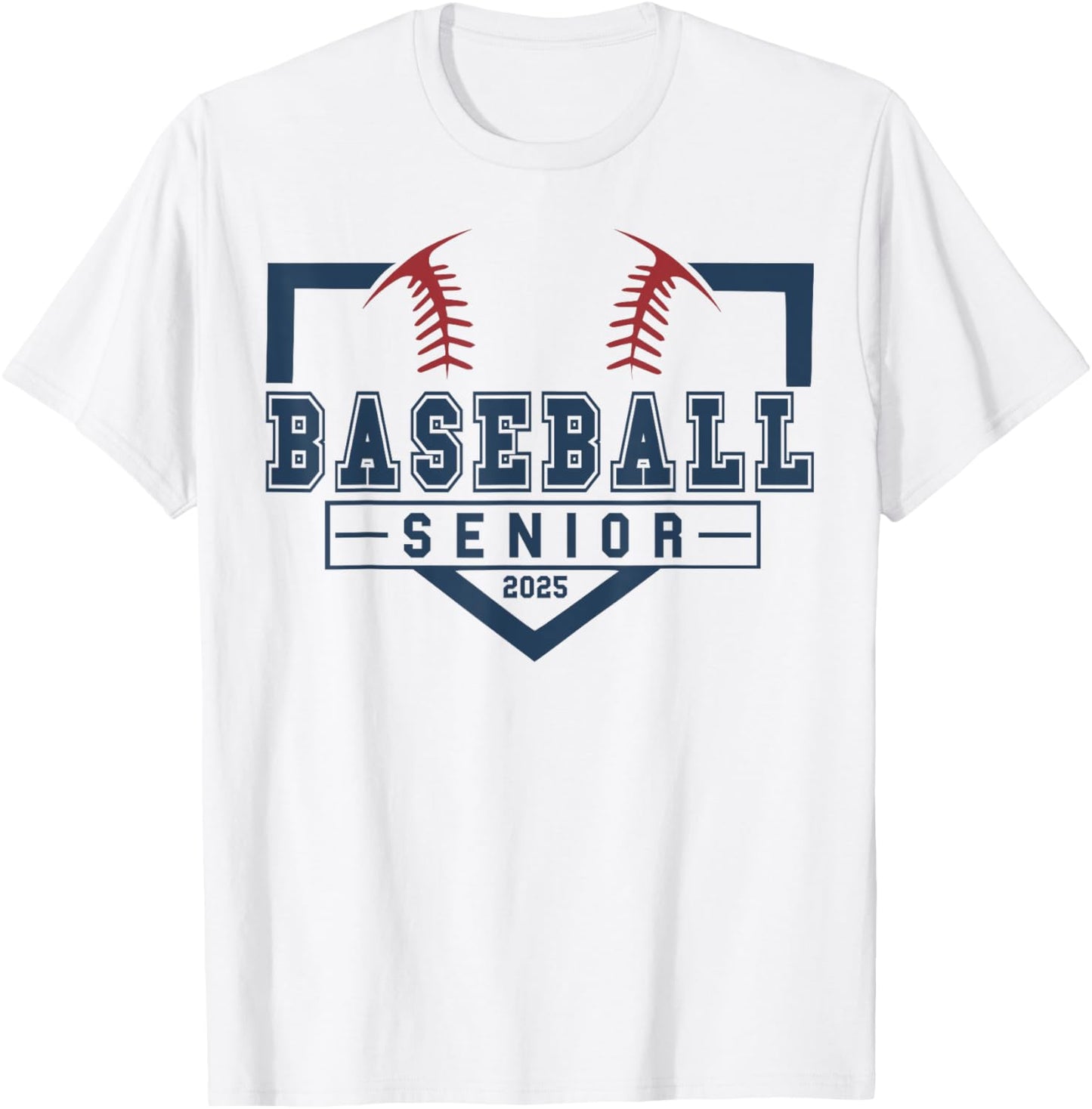 Baseball Senior Night Baseball Senior 2025 Graduation 50 T-Shirt - T-Shirt | White