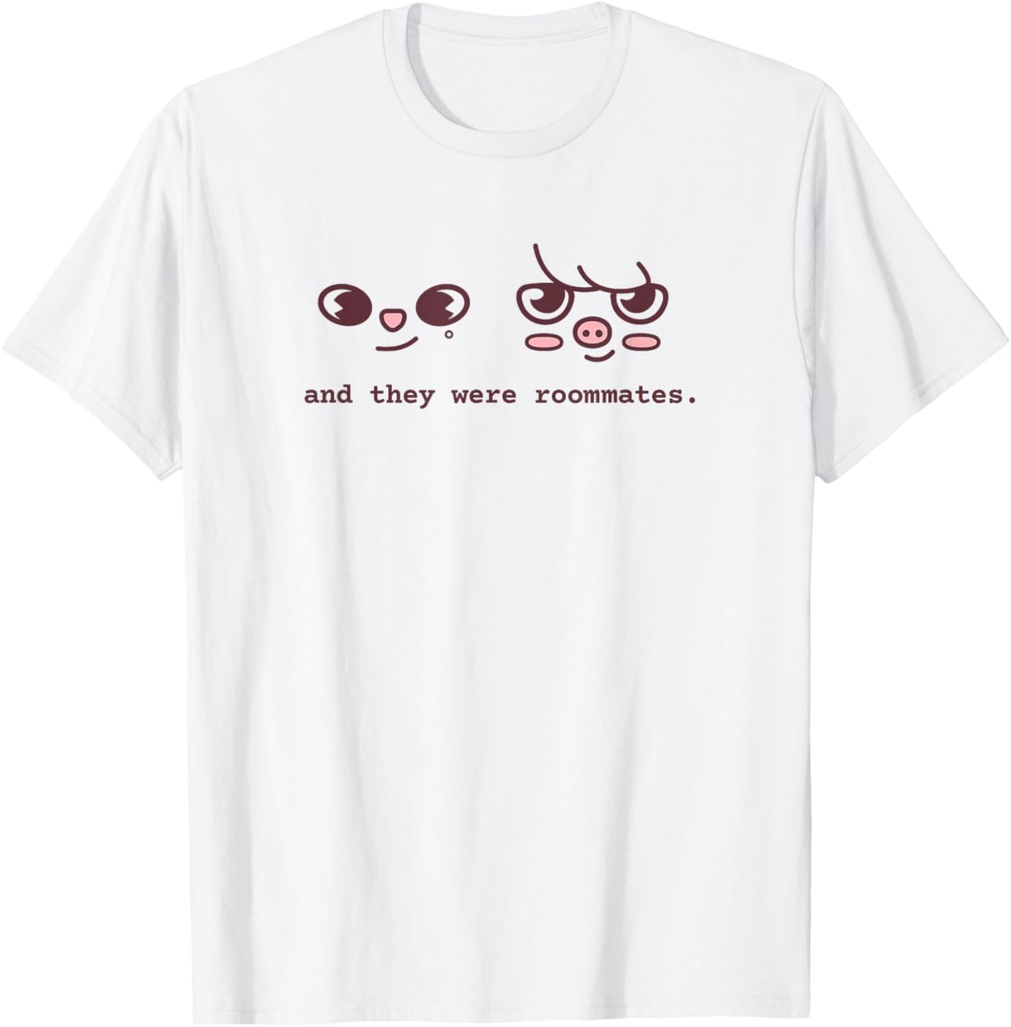 Stay ChangJin Roommates – Dwaekki × Jiniret T-Shirt - T-Shirt | White