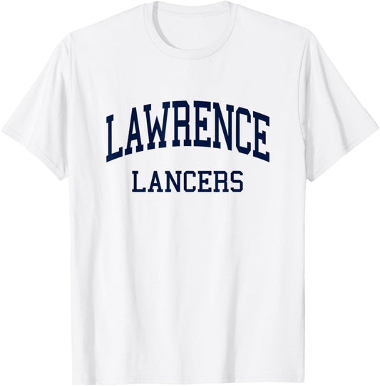 Lawrence High School HS Lawrence MA Retro T-Shirt - T-Shirt | White