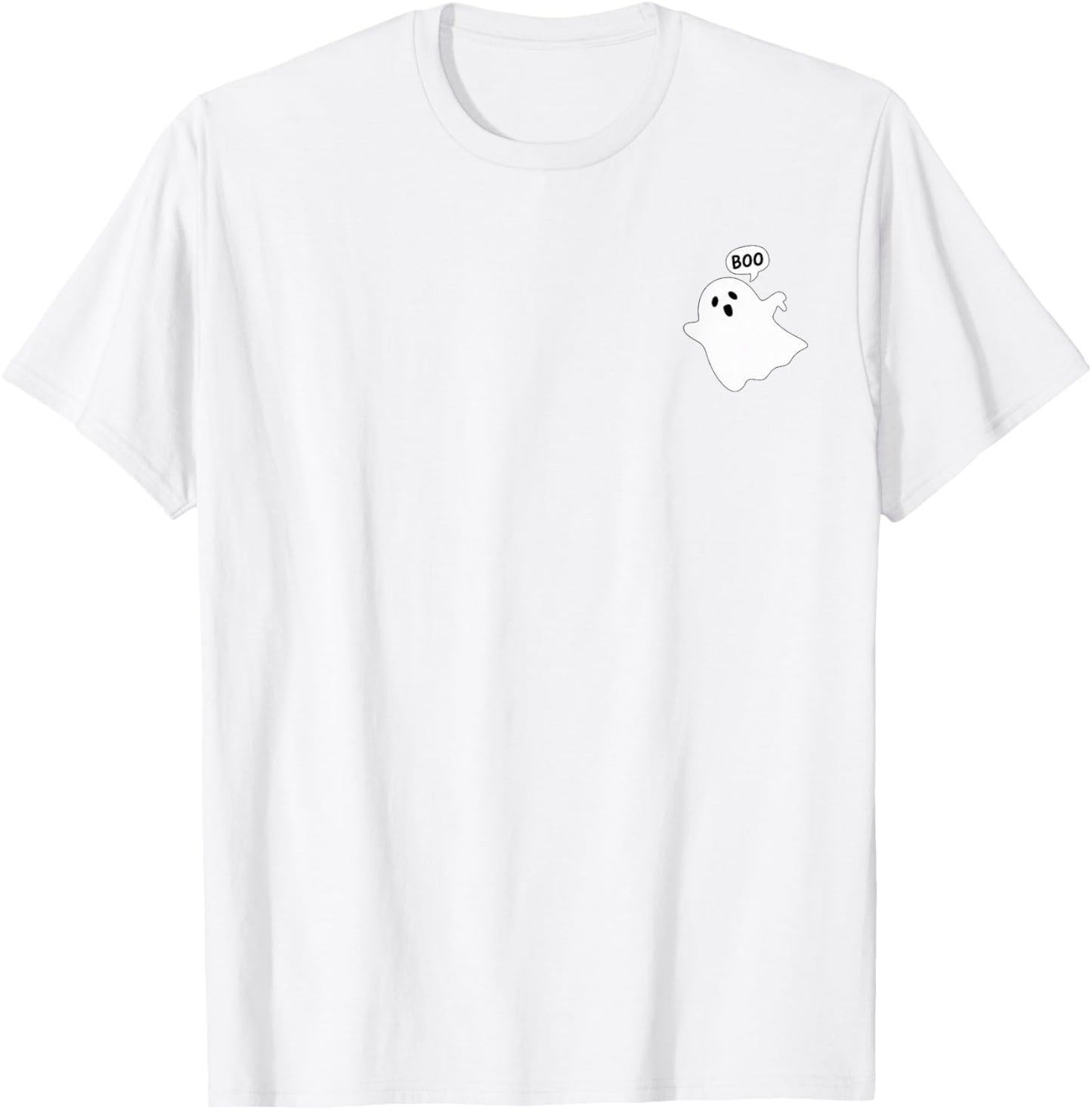 Thumbs Down Ghost Screaming Boo Disapproval Ghost halloween T-Shirt - T-Shirt | White