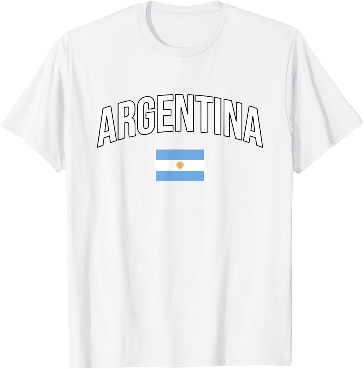 Argentina - Flag of Argentina - Throwback Design - Classic T-Shirt - T-Shirt | White