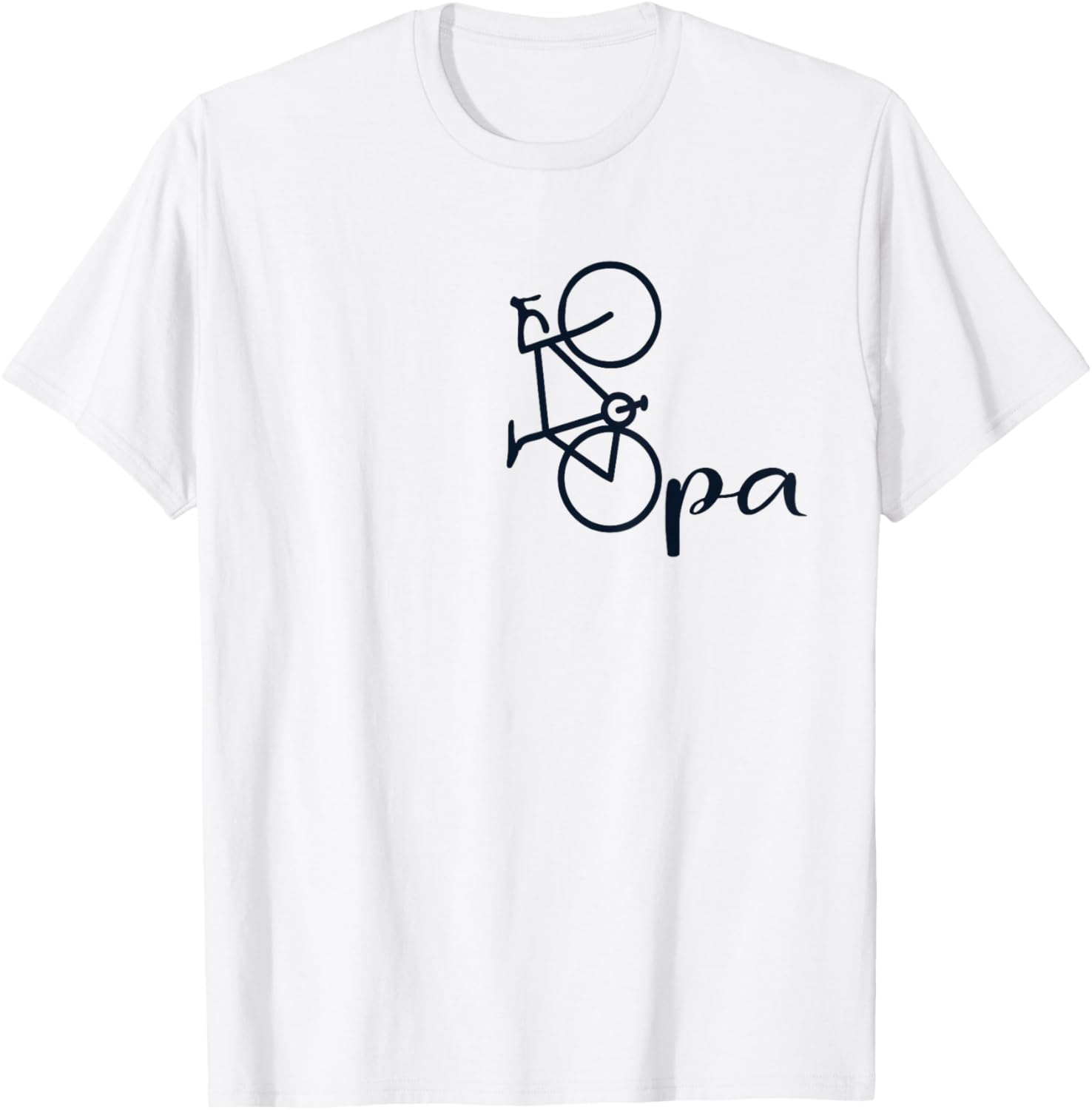 Großpapa Fahrrad Fahren - Radeln Radsportler Opa T-Shirt - T-Shirt | White