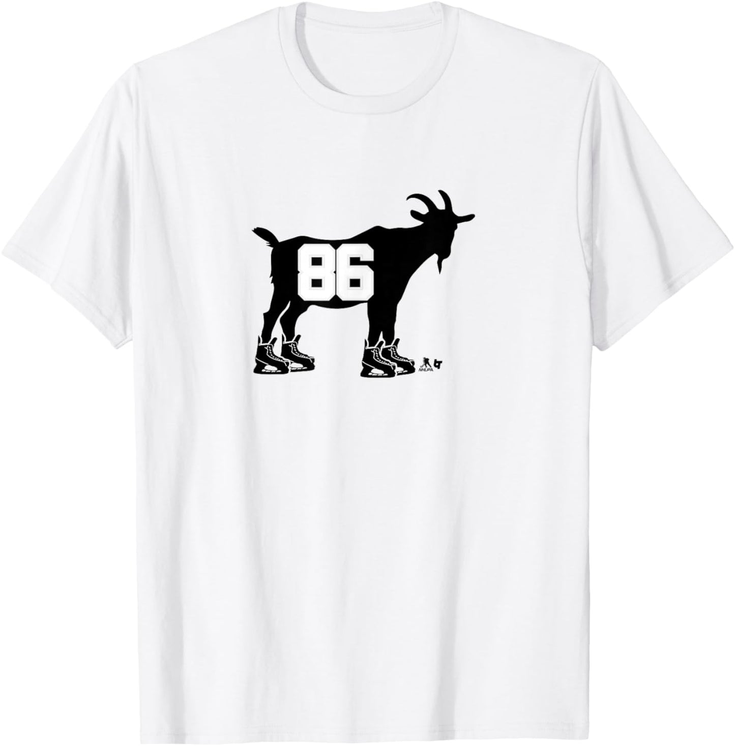 Jack Hughes - Goat 86 - New Jersey Hockey T-Shirt - T-Shirt | White