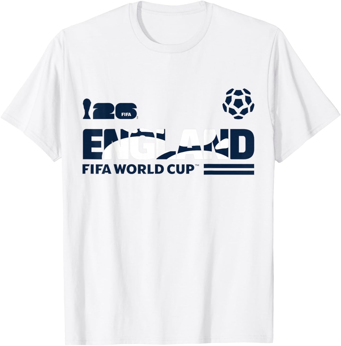 FIFA World CUP26 Qualifier England T-Shirt - T-Shirt | White