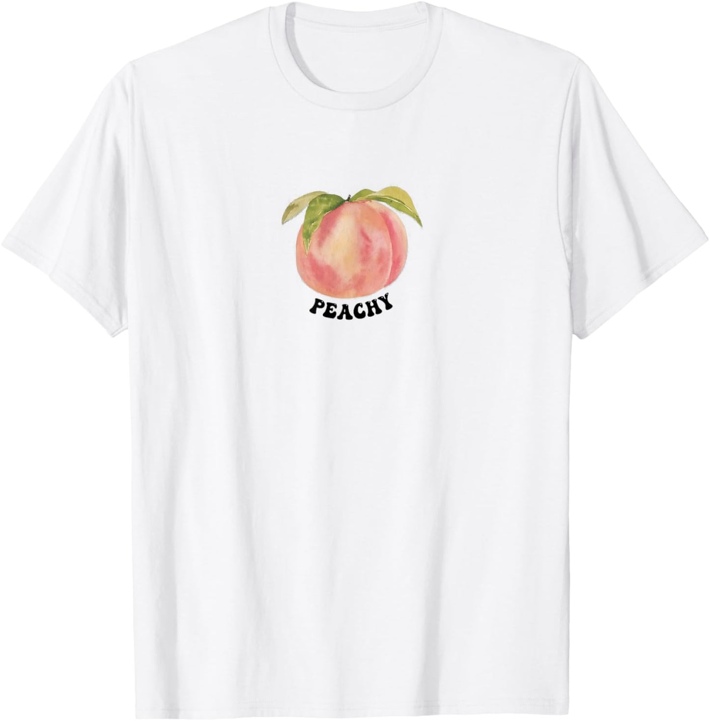Vintage Peach Fruit Shirt | Funny Peachy T-Shirt - T-Shirt | White