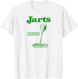 Lawn Darts Jarts Funny 80s Men's & Women's T-Shirt - T-Shirt | White