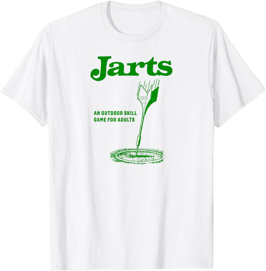 Lawn Darts Jarts Funny 80s Men's & Women's T-Shirt - T-Shirt | White