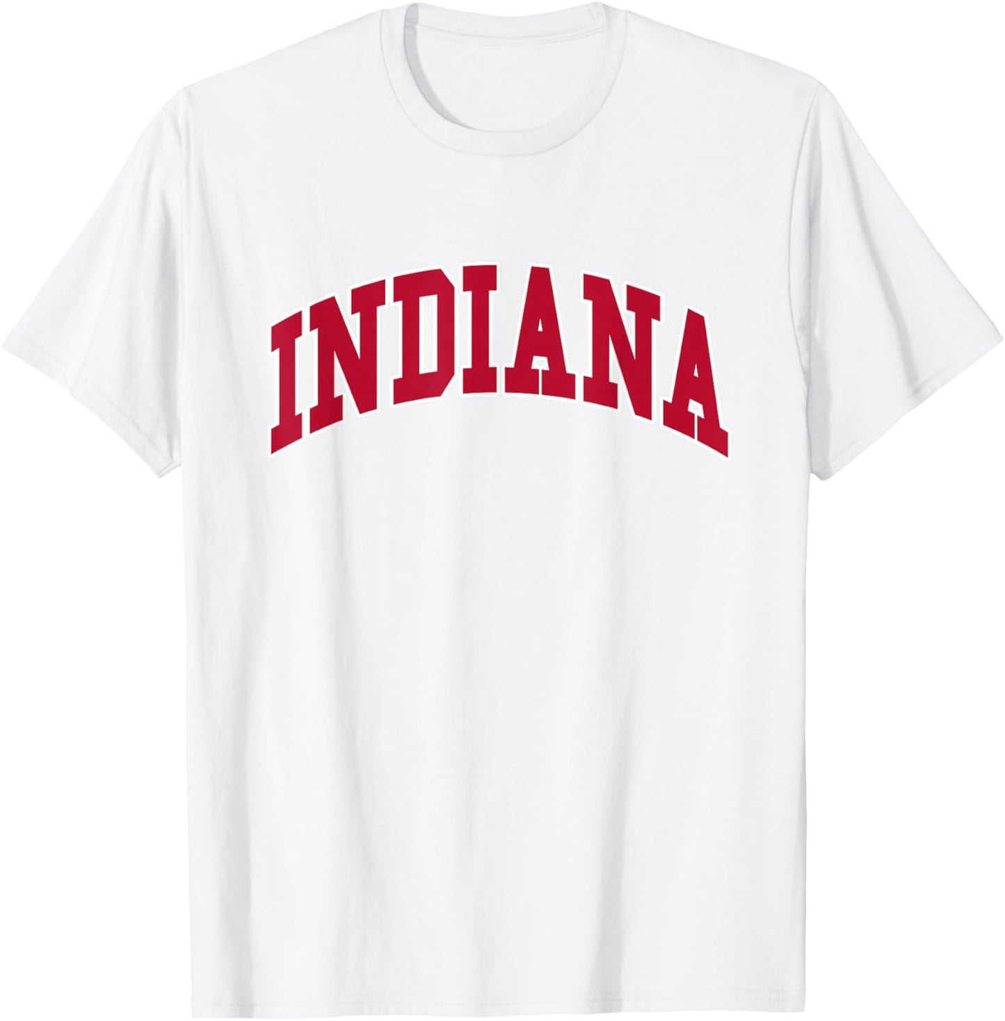 Indiana - Throwback Design T-Shirt - T-Shirt | White