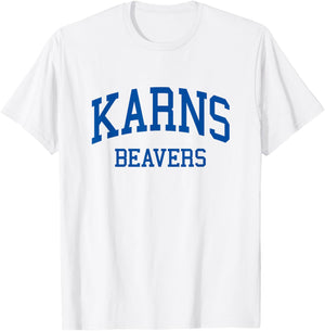 Karns High School HS Knoxville TN Retro T-Shirt - T-Shirt | White