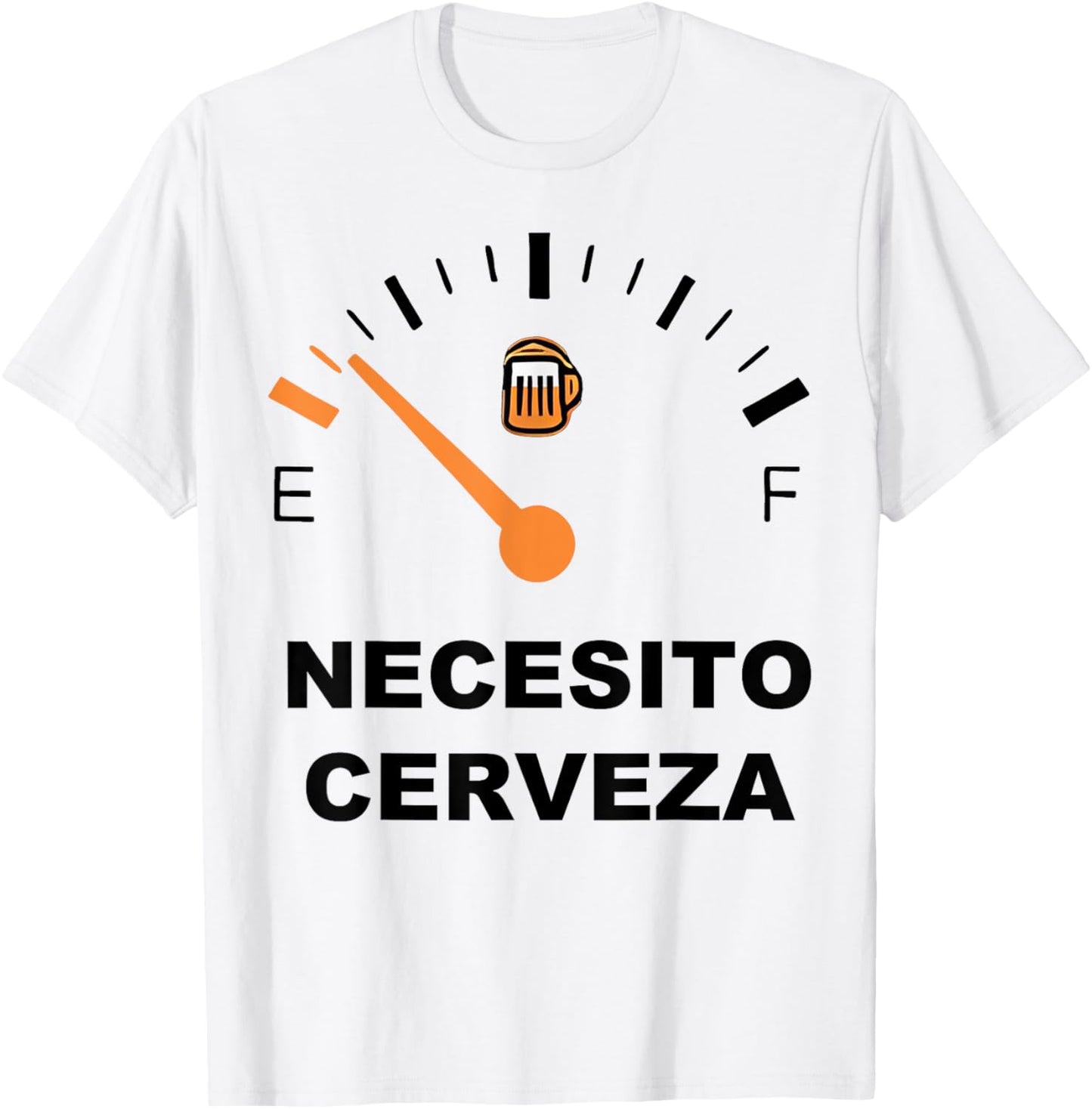 Necesito Cerveza T-Shirt - T-Shirt | White