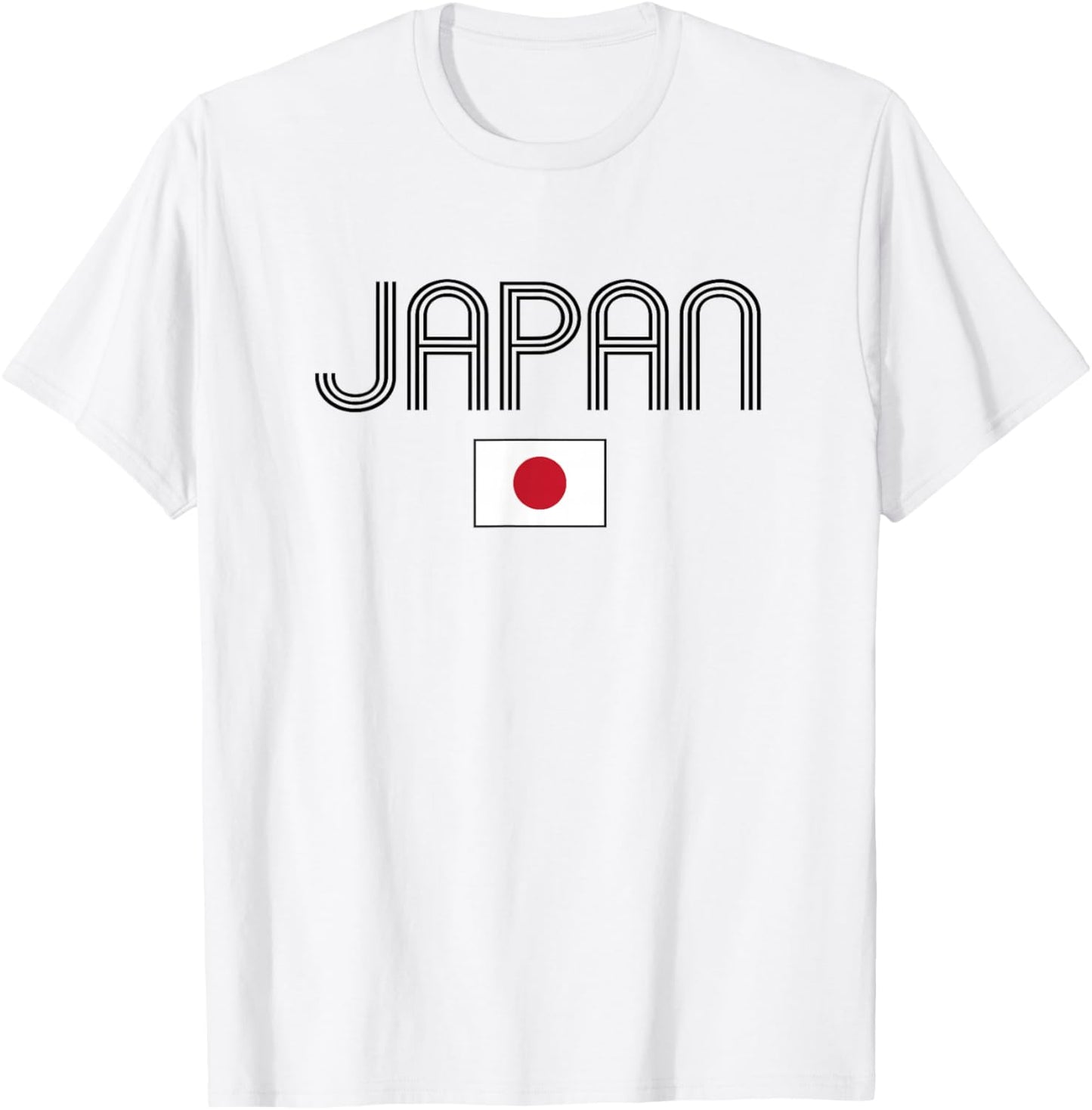 Vintage Japan Flag Souvenir Japanese Flag T-Shirt - T-Shirt | White