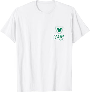 Disney Mickey Mouse Country Golf Club 1928 Corner Logo T-Shirt - T-Shirt | White