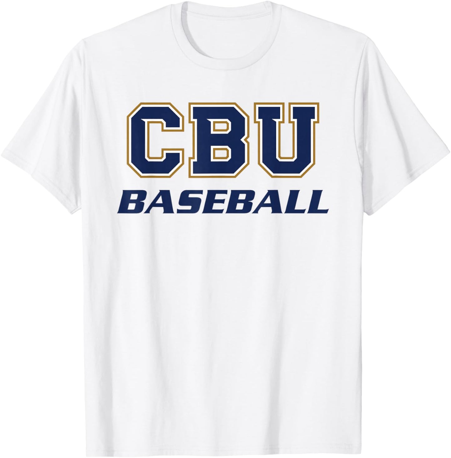 Cal Baptist University CBU Baseball Apparel Sports T-Shirt - T-Shirt | White