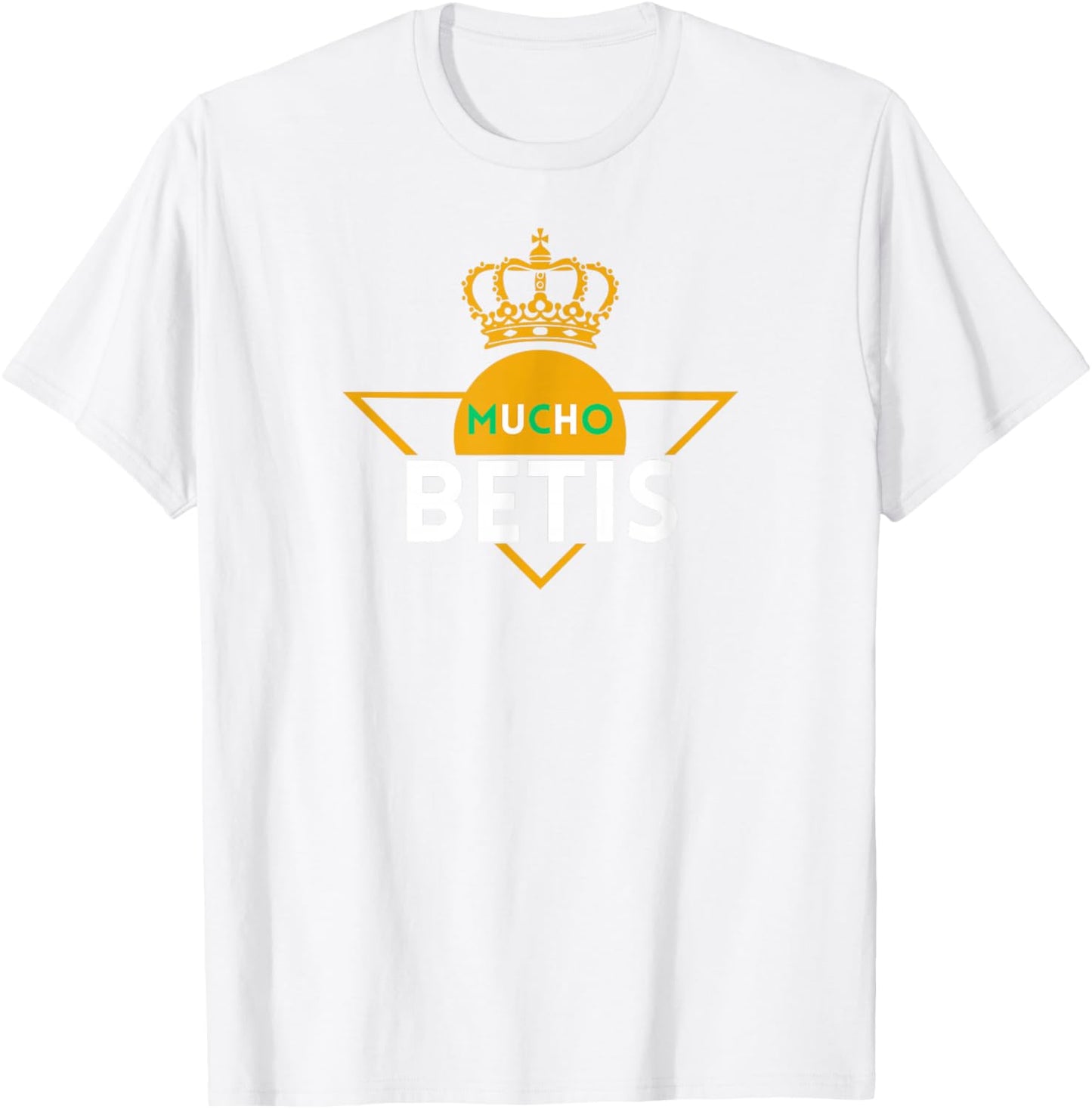 Mucho Betis - Real Fan Betis Balonpie - Hinchas Sevilla T-Shirt - T-Shirt | White