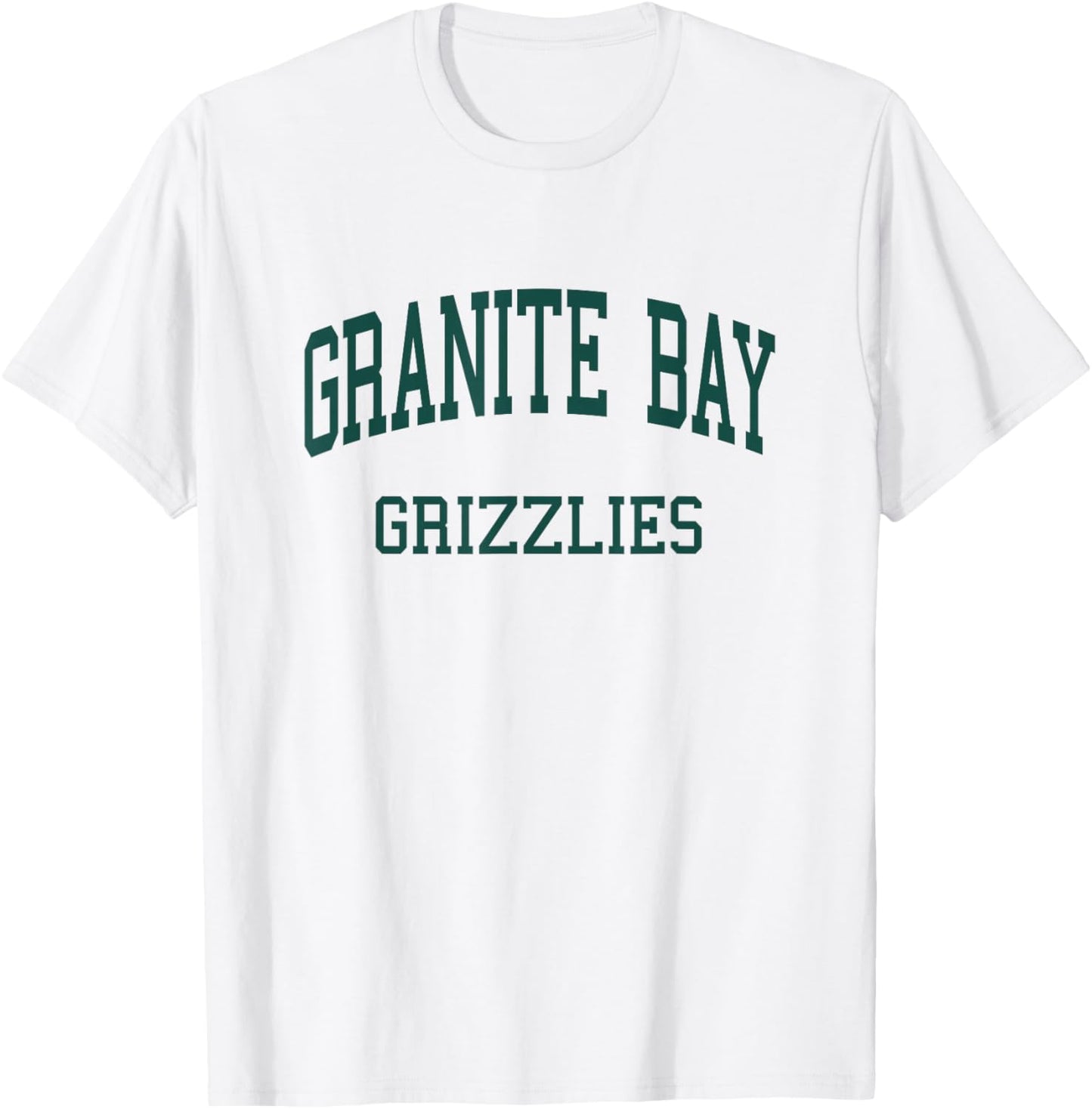 Granite Bay High School HS Granite Bay CA Retro T-Shirt - T-Shirt | White