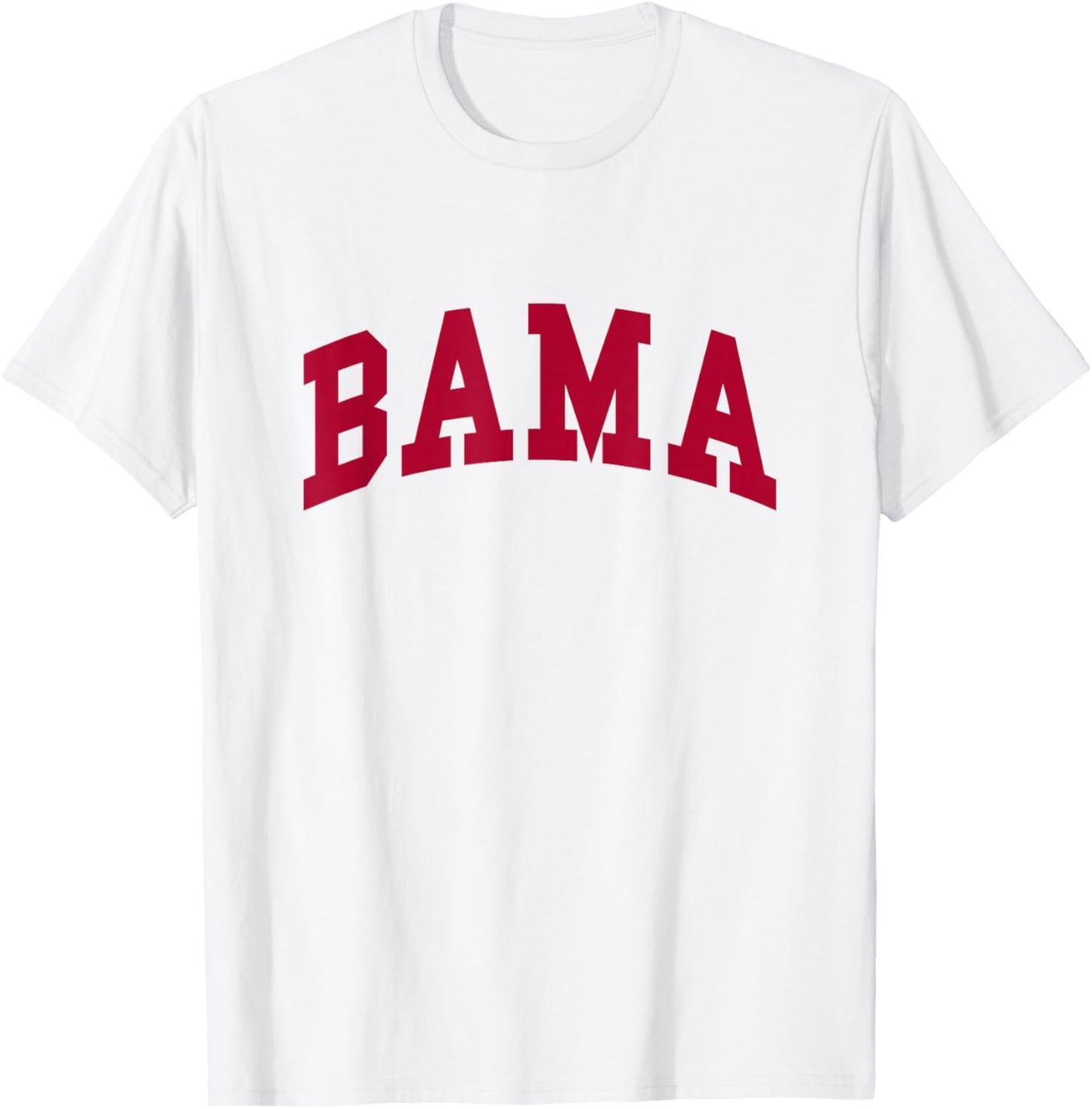 Graphic Apparel Co. - ALABAMA - Adults - White - Small - Short Sleeve - Classic Fit - Modern - Classic T-Shirt - T-Shirt | White