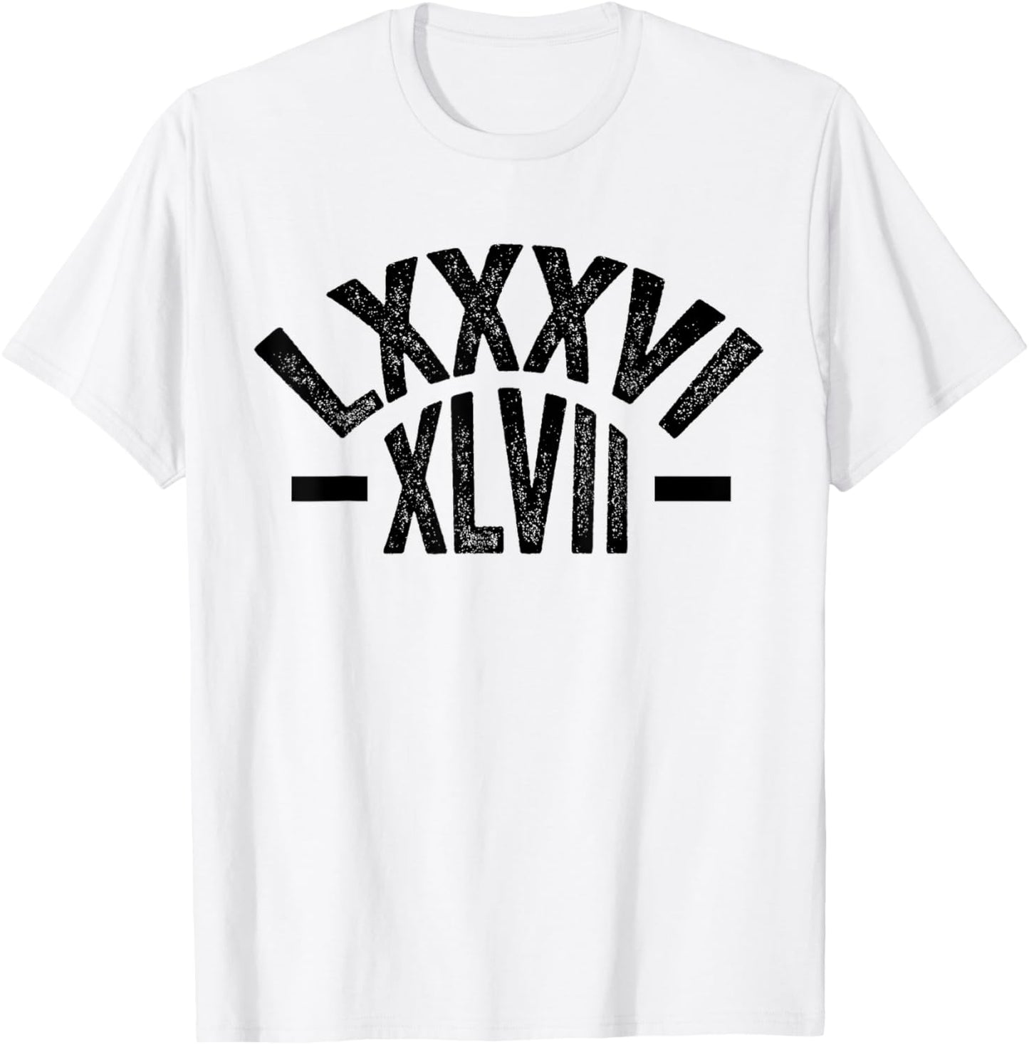 8647 anti Trump 86 47 Floral Roman Numerals T-Shirt - T-Shirt | White