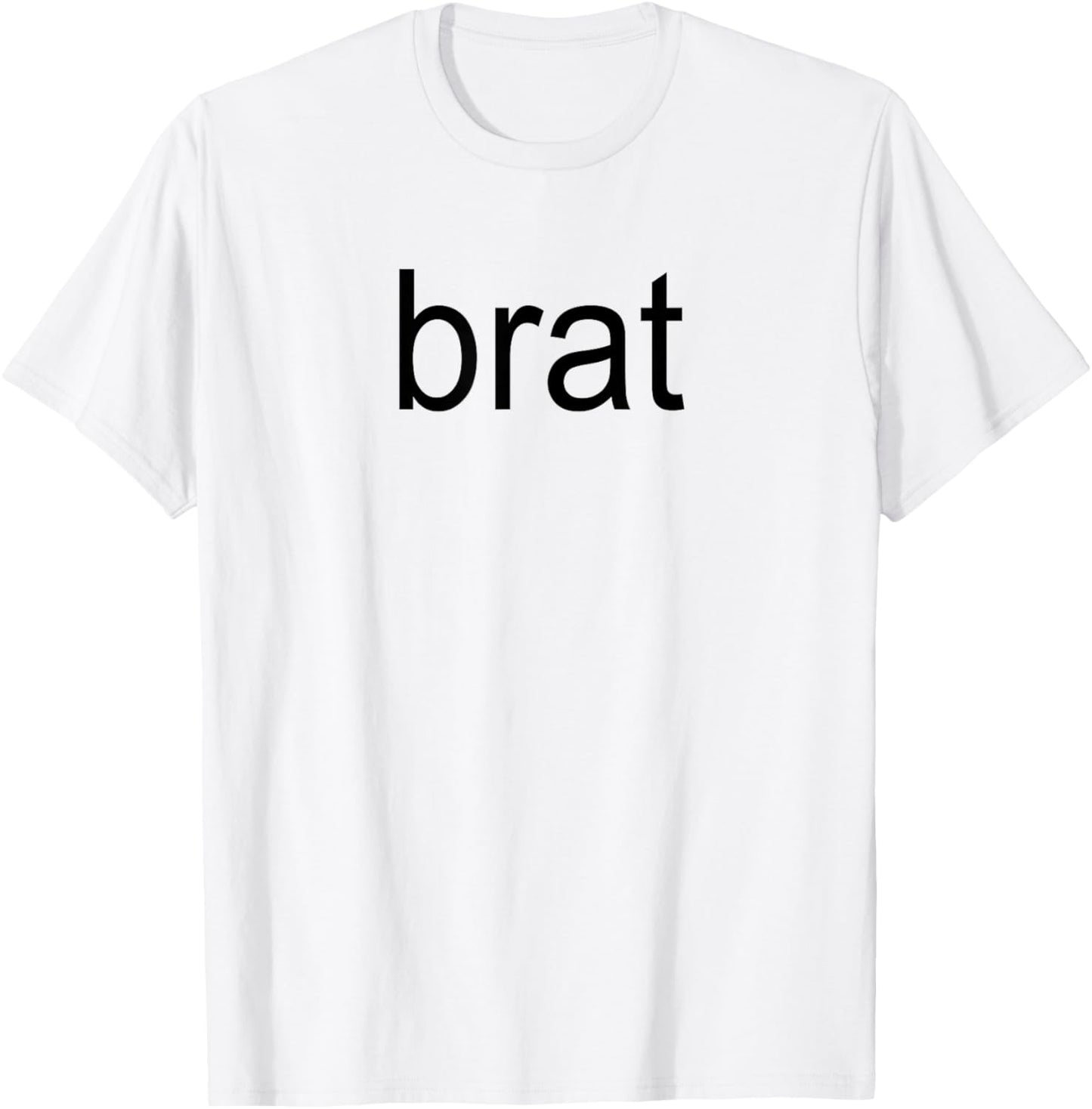 Brat Funny Green Summer Girl T-Shirt - T-Shirt | White