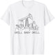 Drill Baby Drill American Flag Oilrig Oilfield Trash T-Shirt - T-Shirt | White