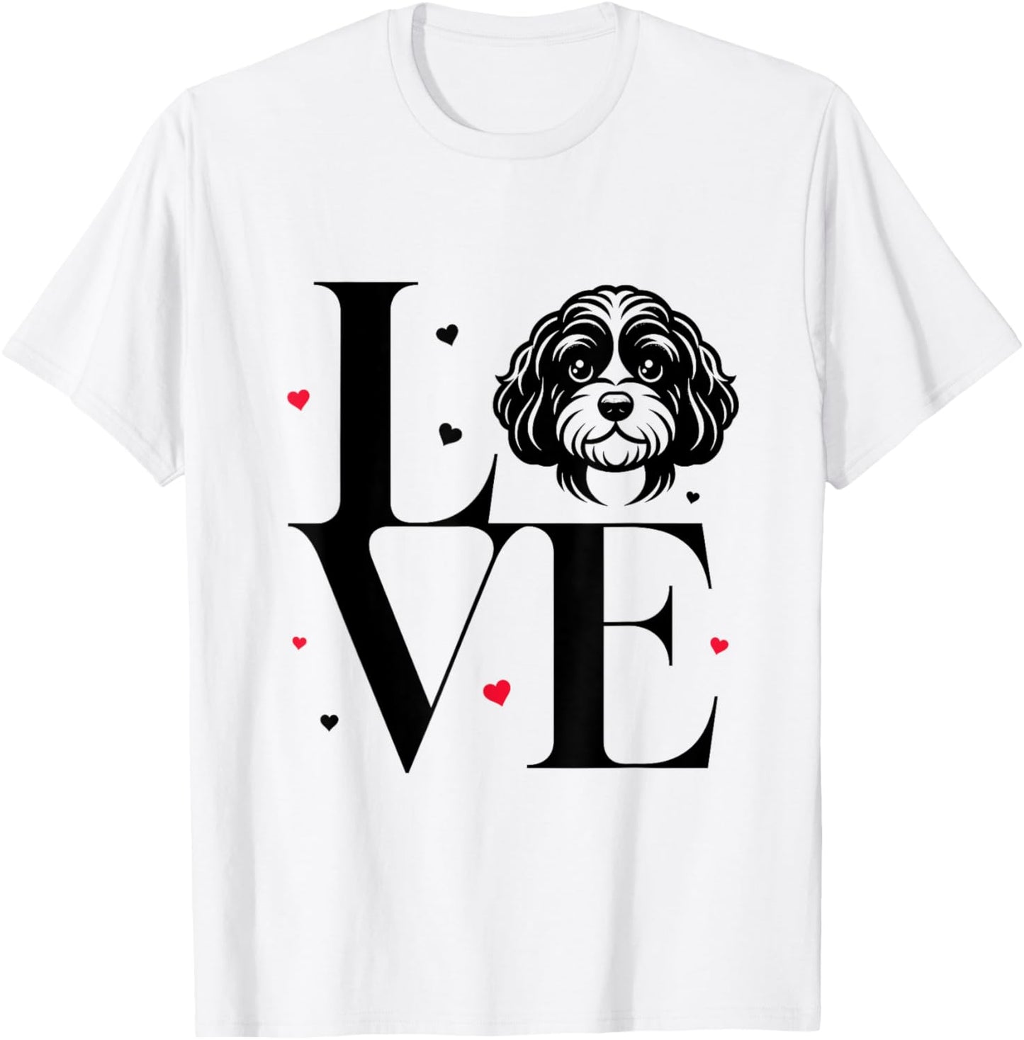 I Love My Cavapoo Dog Mom Dad Valentine's Day Women Girls Kids T-Shirt - T-Shirt | White