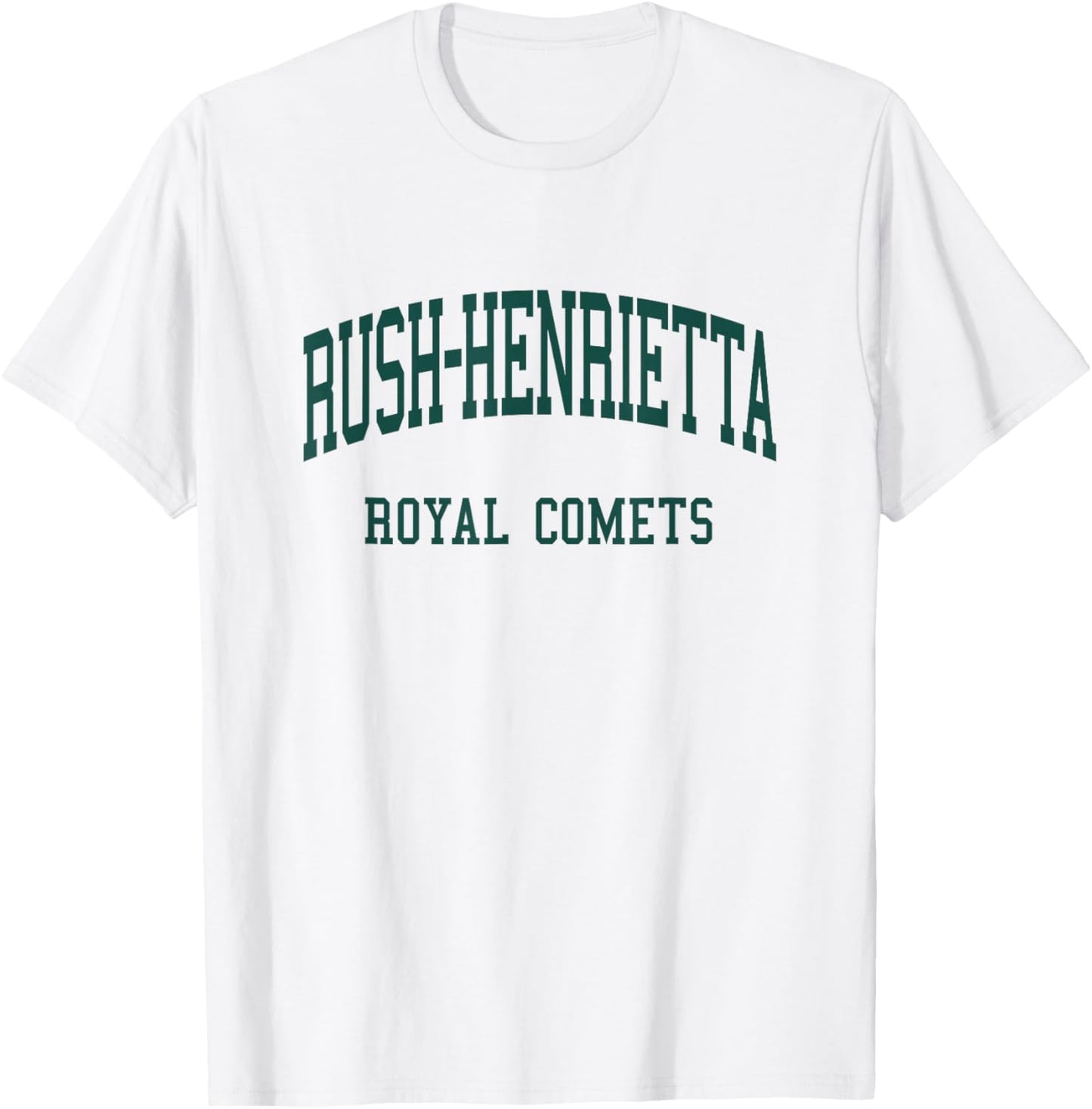 Rush-Henrietta High School HS Henrietta NY Retro T-Shirt - T-Shirt | White